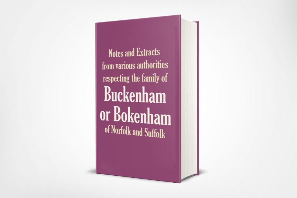 Bokenham Family History
